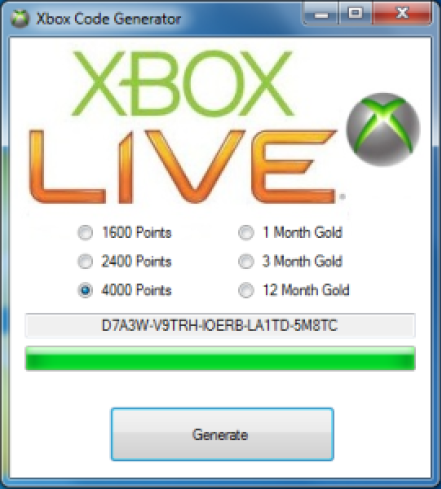 Xbox live code generator no surveys or downloads